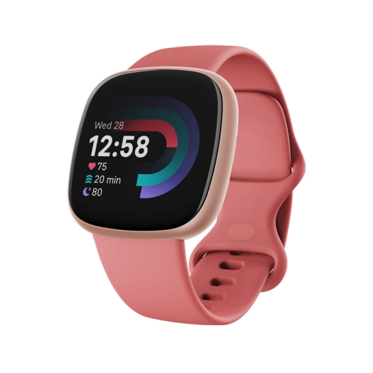Смарт-часы Fitbit Versa 4 Pink Sand/Copper Rose (FB523RGRW)