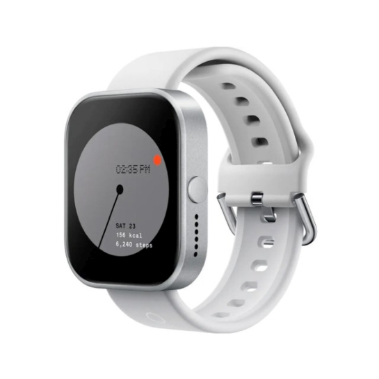 Смарт-годинник CMF by Nothing Watch Pro Silver frame with Light Grey strap - ціна, характеристики, відгуки, розстрочка, фото 1