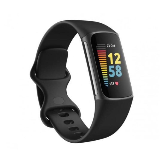Фитнес браслет Fitbit Charge 5 Black/Graphite Stainless Steel (FB421BKBK)