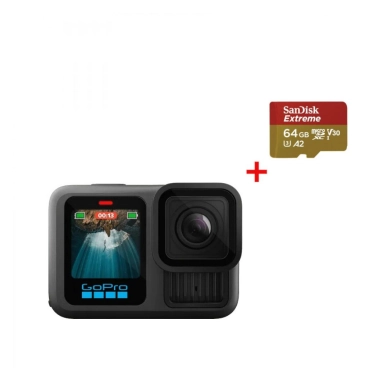 Екшн-камера GoPro HERO13 Black + 64Gb SD card Global OpenBox - цена, характеристики, отзывы, рассрочка, фото 1