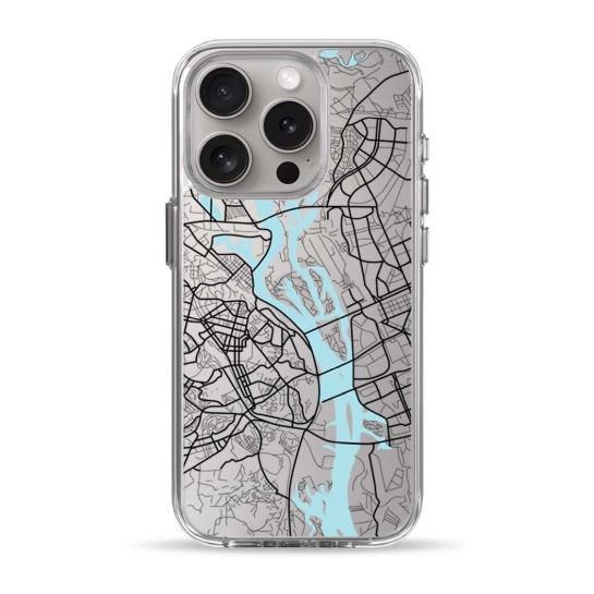 Чохол Pump Clear Case for iPhone 15 Pro Urban Kyiv - ціна, характеристики, відгуки, розстрочка, фото 1