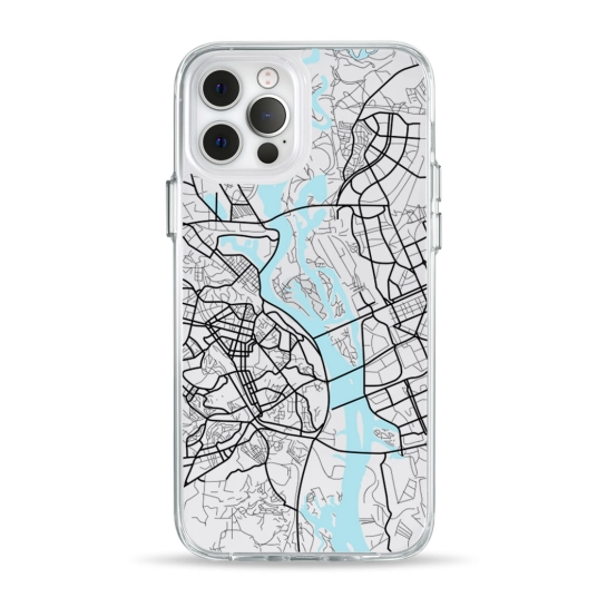 Чехол Pump Clear Case for iPhone 12/12 Pro Urban Kyiv