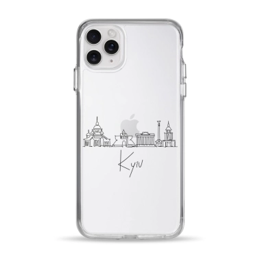 Чохол Pump Clear Case for iPhone 11 Pro Max Kyiv in Lines - цена, характеристики, отзывы, рассрочка, фото 1