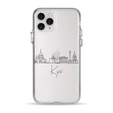 Чехол Pump Clear Case for iPhone 11 Pro Kyiv in Lines - цена, характеристики, отзывы, рассрочка, фото 1