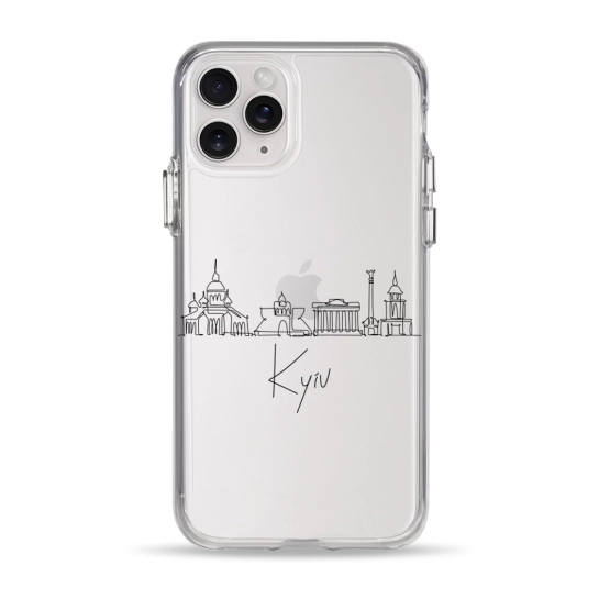 Чохол Pump Clear Case for iPhone 11 Pro Kyiv in Lines