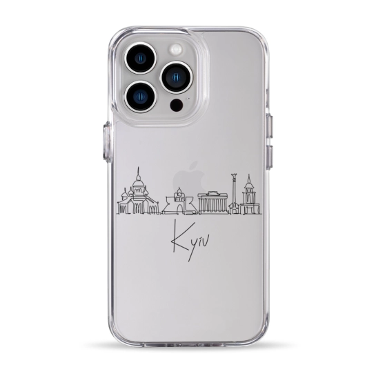 Чохол Pump Clear Case for iPhone 13 Pro Kyiv in Lines