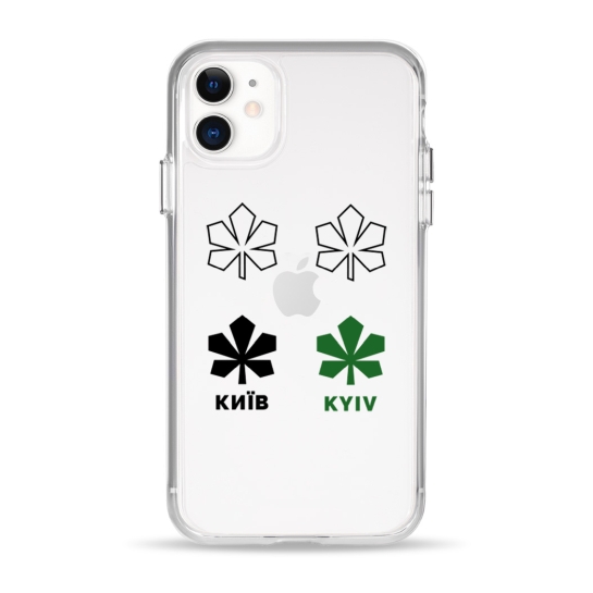 Чохол Pump Clear Case for iPhone 11 Kyiv Pattern - ціна, характеристики, відгуки, розстрочка, фото 1