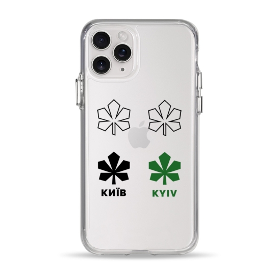 Чехол Pump Clear Case for iPhone 11 Pro Kyiv Pattern - цена, характеристики, отзывы, рассрочка, фото 1