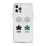 Чохол Pump Clear Case for iPhone 12/12 Pro Kyiv Pattern