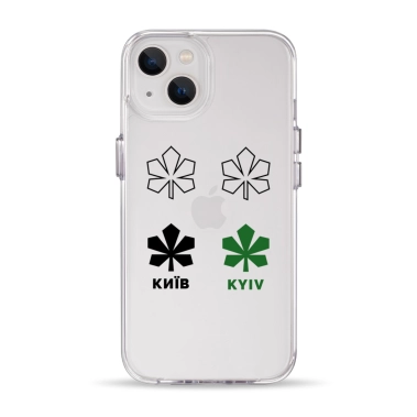 Чохол Pump Clear Case for iPhone 13 Kyiv Pattern - цена, характеристики, отзывы, рассрочка, фото 1