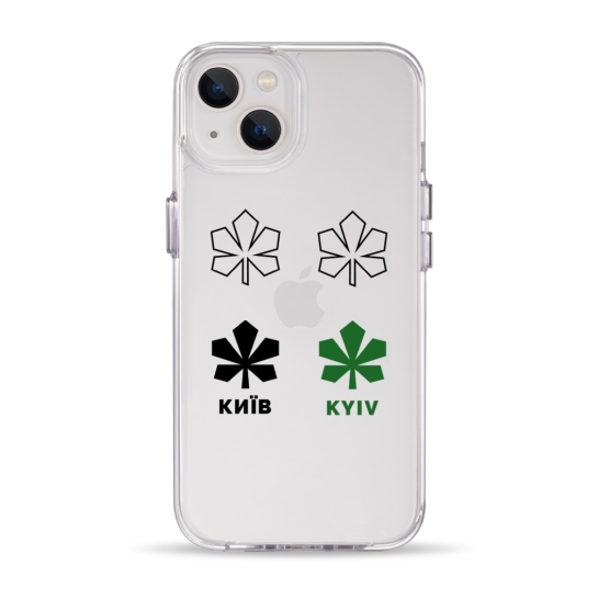 Чехол Pump Clear Case for iPhone 13 Kyiv Pattern - цена, характеристики, отзывы, рассрочка, фото 1