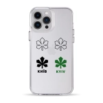 Чехол Pump Clear Case for iPhone 13 Pro Max Kyiv Pattern