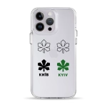 Чехол Pump Clear Case for iPhone 14 Pro Kyiv Pattern