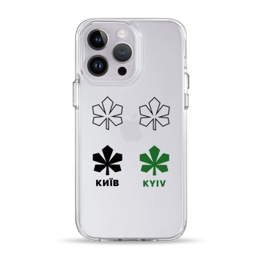 Чохол Pump Clear Case for iPhone 14 Pro Kyiv Pattern - цена, характеристики, отзывы, рассрочка, фото 1