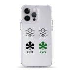 Чехол Pump Clear Case for iPhone 14 Pro Max Kyiv Pattern