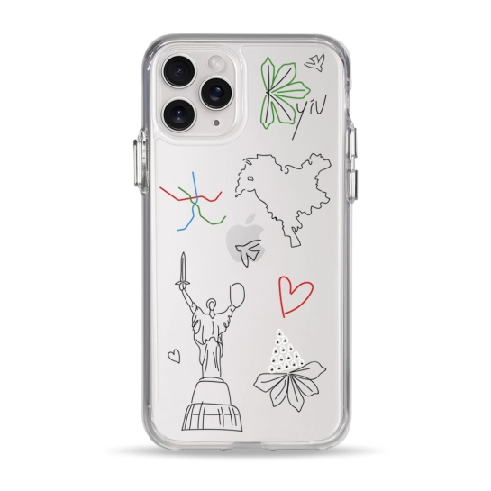 Чохол Pump Clear Case for iPhone 11 Pro Kyiv Underground