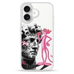 Чехол Pump Clear Case for iPhone 16 Graffity Panther