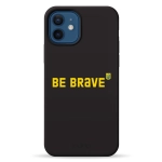Чохол Pump Silicone Minimalistic Case with MagSafe for iPhone 12/12 Pro Be Brave
