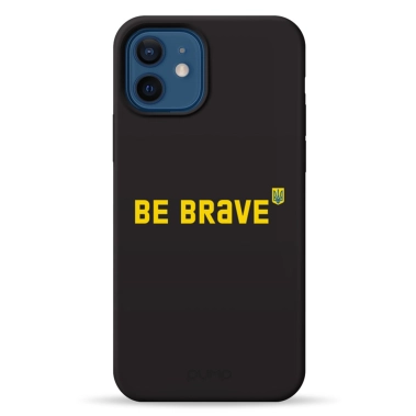 Чохол Pump Silicone Minimalistic Case with MagSafe for iPhone 12/12 Pro Be Brave - цена, характеристики, отзывы, рассрочка, фото 1