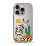Чехол Pump Clear Case for iPhone 15 Pro Leopard kaktus