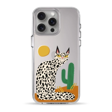 Чехол Pump Clear Case for iPhone 15 Pro Max Leopard kaktus - цена, характеристики, отзывы, рассрочка, фото 1