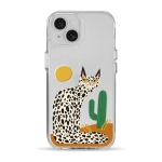 Чохол Pump Clear Case for iPhone 15 Leopard kaktus