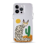 Чехол Pump Clear Case for iPhone 14 Pro Max Leopard kaktus