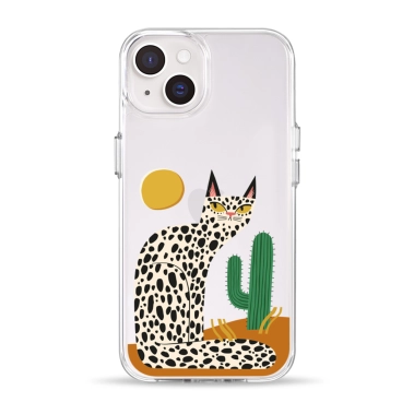 Чехол Pump Clear Case for iPhone 14 Leopard kaktus - цена, характеристики, отзывы, рассрочка, фото 1