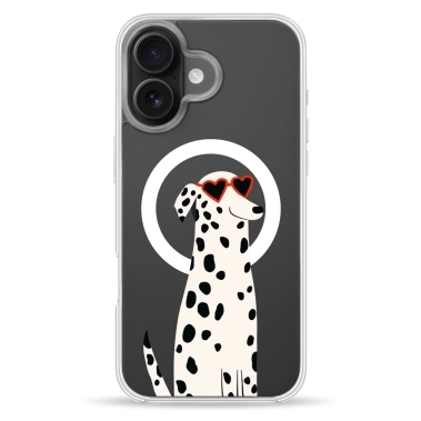 Чехол Pump Clear Case with MagSafe for iPhone 16 Dalmatin - цена, характеристики, отзывы, рассрочка, фото 1