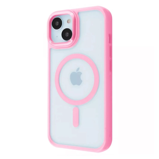 Чохол Proove Clear Essence Case with Magnetic Ring for iPhone 15 Pink Sand