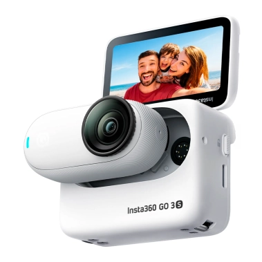 Екшн-камера Insta360 GO 3S Standard Bundle 128GB White (CINSAATA_GO3S04) - цена, характеристики, отзывы, рассрочка, фото 1