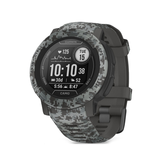 Спортивные часы Garmin Instinct 2 Camo Edition Graphite Camo (Дисконт) - цена, характеристики, отзывы, рассрочка, фото 1