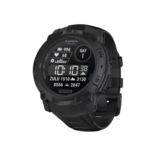 Смарт-часы Garmin Instinct 3 50mm Solar Tactical Edition Black with Black Band (010-02935-50/90)