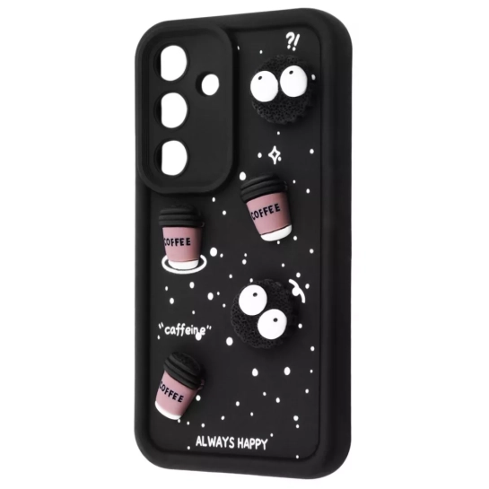 Чохол Pretty Things Case для Samsung Galaxy S25 Plus Black/Coffee
