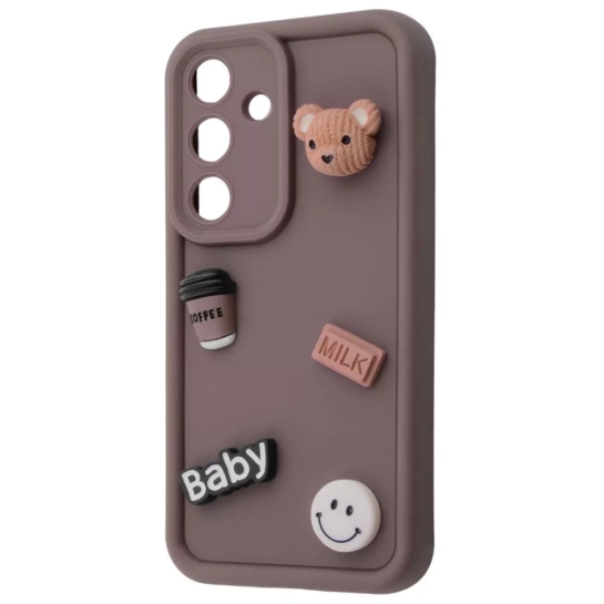 Чохол Pretty Things Case для Samsung Galaxy S25 Plus Brown/Bear
