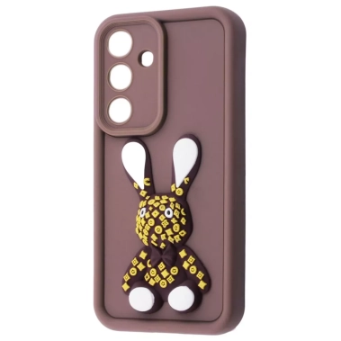 Чехол Pretty Things Case для Samsung Galaxy S25 Plus Brown/Rabbit - цена, характеристики, отзывы, рассрочка, фото 1