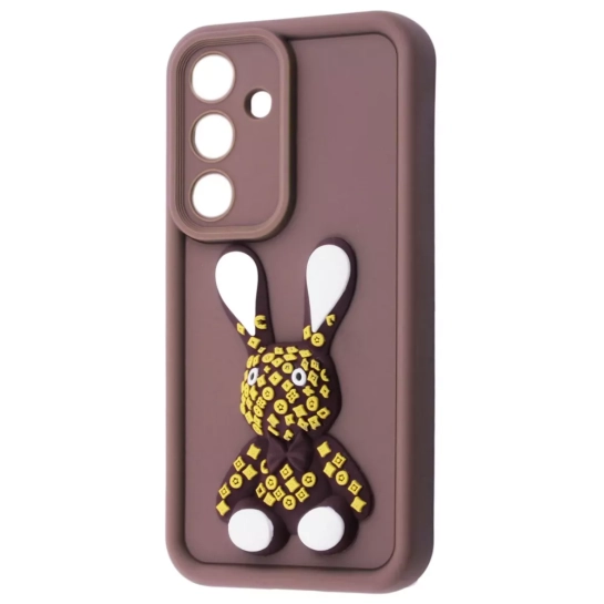 Чехол Pretty Things Case для Samsung Galaxy S25 Plus Brown/Rabbit