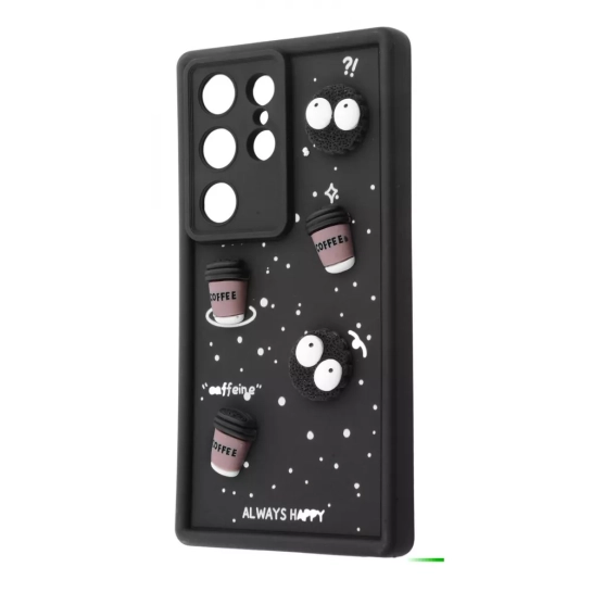Чохол Pretty Things Case для Samsung Galaxy S25 Ultra Black/Coffee