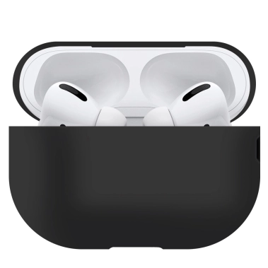 Чехол MAKE для наушников Apple AirPods Pro 2 Silicone Black - цена, характеристики, отзывы, рассрочка, фото 1