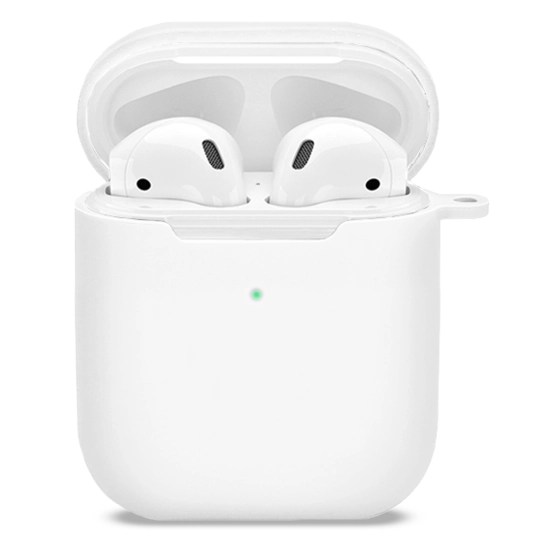 Чохол MakeFuture для навушників Apple AirPods 1/2 Silicone White