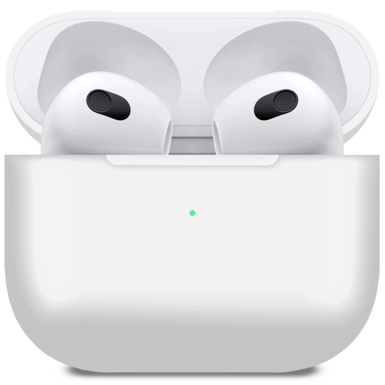 Чохол MakeFuture для навушників Apple AirPods 3 Silicone White