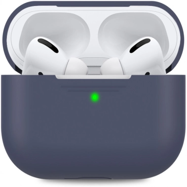 Чехол Make для наушников Apple AirPods Pro Silicone Blue - цена, характеристики, отзывы, рассрочка, фото 1