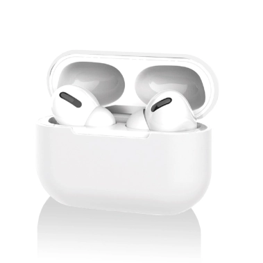 Чехол Make для наушников Apple AirPods Pro Silicone White - цена, характеристики, отзывы, рассрочка, фото 1