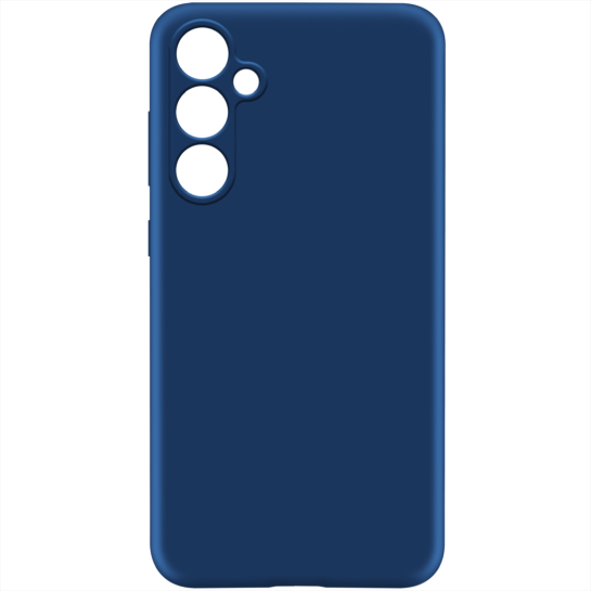 Чехол MAKE Silicone для Samsung Galaxy A55 Navy - цена, характеристики, отзывы, рассрочка, фото 1