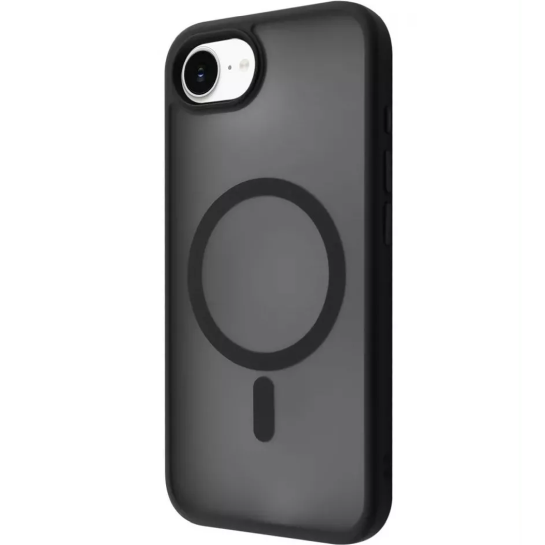 Чохол WAVE Matte Insane Case with MagSafe для iPhone 16e Black - ціна, характеристики, відгуки, розстрочка, фото 1