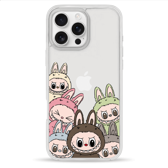 Чехол Pump Clear Case for iPhone 16 Pro Labubu - цена, характеристики, отзывы, рассрочка, фото 1