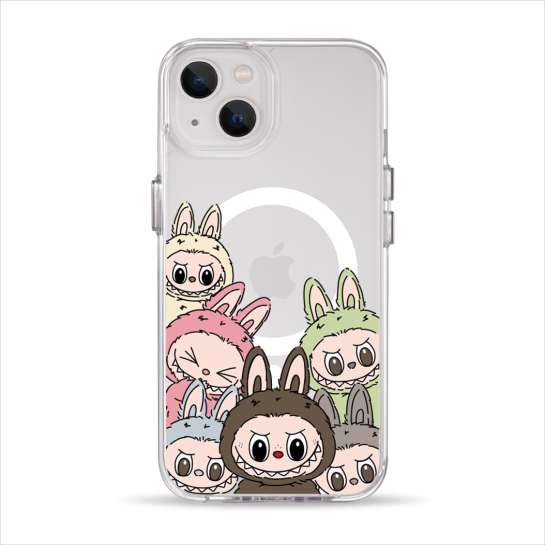 Чехол Pump Clear Case with MagSafe for iPhone 13 Labubu - цена, характеристики, отзывы, рассрочка, фото 1