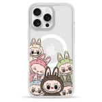 Чехол Pump Clear Case with MagSafe for iPhone 16 Pro Labubu