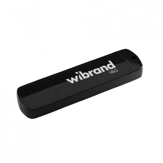 Флеш память Wibrand Grizzly USB 2.0 16GB Black - цена, характеристики, отзывы, рассрочка, фото 1