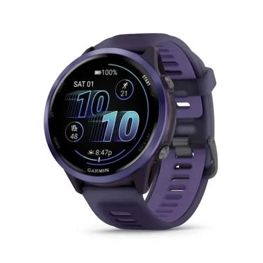 Смарт-часы Garmin Forerunner 570 47mm Indigo Aluminium w. Translucent Imperial Purple/Indigo Band (010-02971-02)  - цена, характеристики, отзывы, рассрочка, фото 1